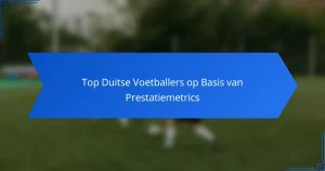 Top Duitse Voetballers op Basis van Prestatiemetrics